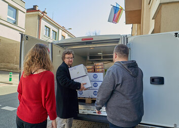 Potravinová sbírka pro Ukrajinu