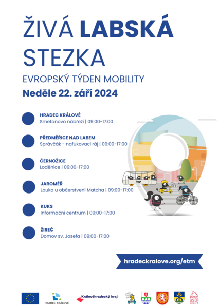 plakát na akci Živá Labská stezka