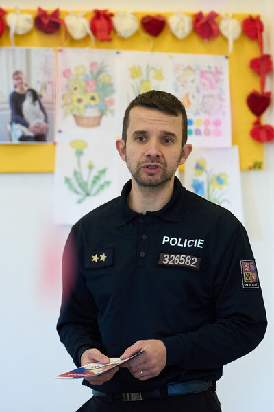 přednáška "Prevence podvodů" v Denním stacionáři